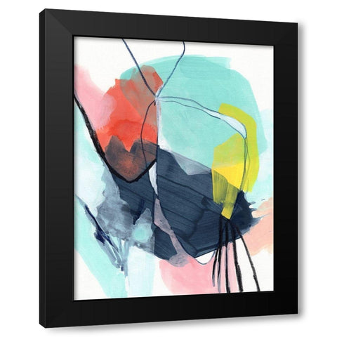 Color Wish II Black Modern Wood Framed Art Print with Double Matting by Vess, June Erica