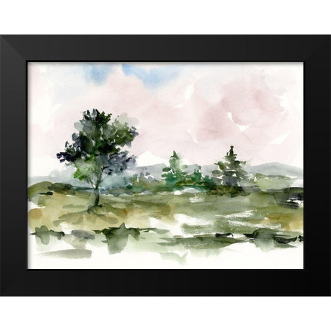 Mauve Sunset I Black Modern Wood Framed Art Print by Harper, Ethan