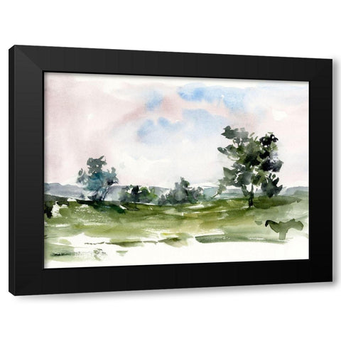 Mauve Sunset II Black Modern Wood Framed Art Print by Harper, Ethan