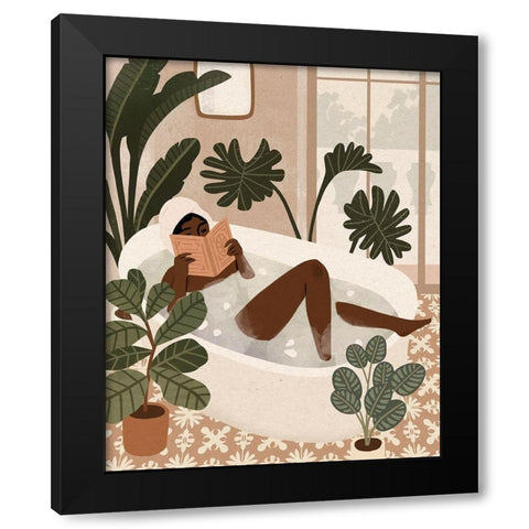 Home Spa I Black Modern Wood Framed Art Print by Barnes, Victoria