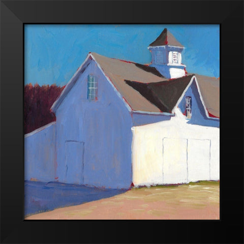 Bucolic Structure III Black Modern Wood Framed Art Print by Young, Carol