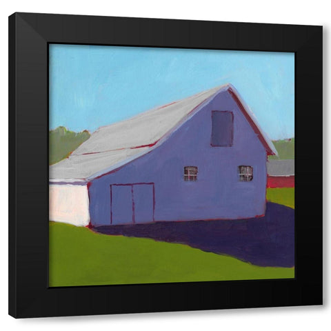 Bucolic Structure V Black Modern Wood Framed Art Print by Young, Carol