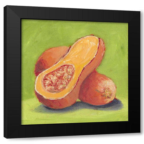 Butternut Black Modern Wood Framed Art Print with Double Matting by Young, Carol