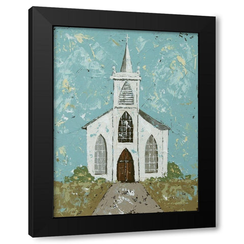 Blessed I Black Modern Wood Framed Art Print by Reynolds, Jade
