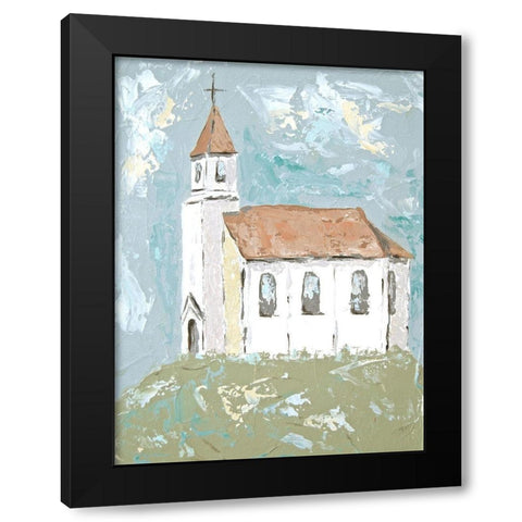 Blessed III Black Modern Wood Framed Art Print with Double Matting by Reynolds, Jade