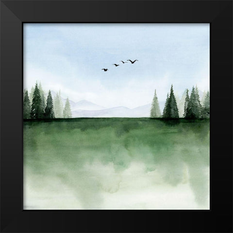 Forests Edge II Black Modern Wood Framed Art Print by Popp, Grace