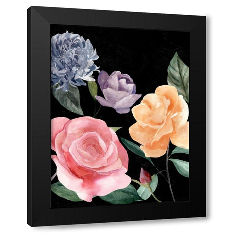 Twilight Blossom IV Black Modern Wood Framed Art Print with Double Matting by Warren, Annie