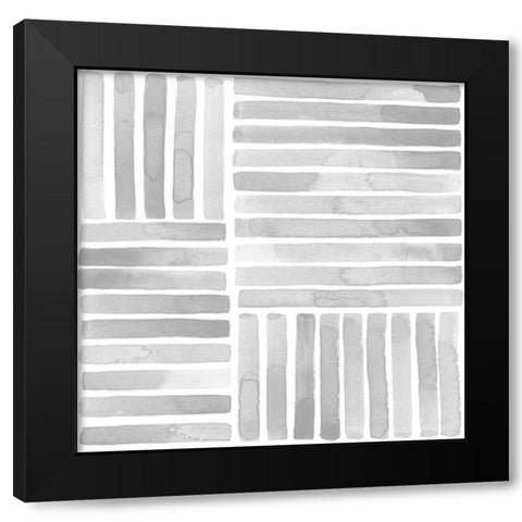 Muted Eccentricities I Black Modern Wood Framed Art Print with Double Matting by Popp, Grace
