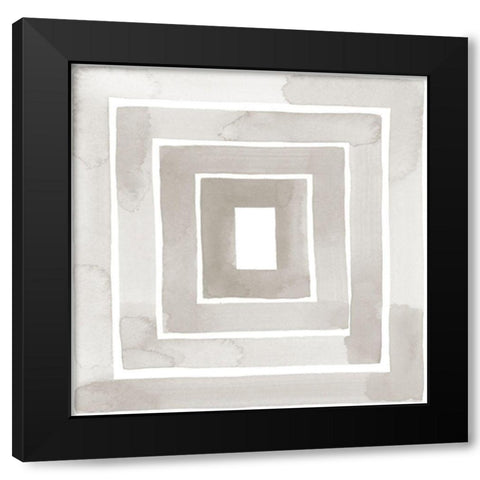 Muted Eccentricities V Black Modern Wood Framed Art Print by Popp, Grace
