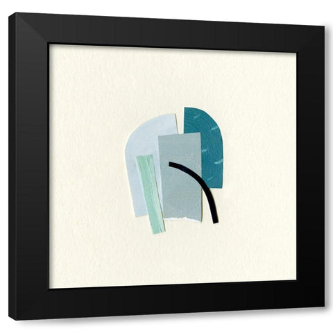 Bits and Pieces I Black Modern Wood Framed Art Print with Double Matting by Caroline, Emma