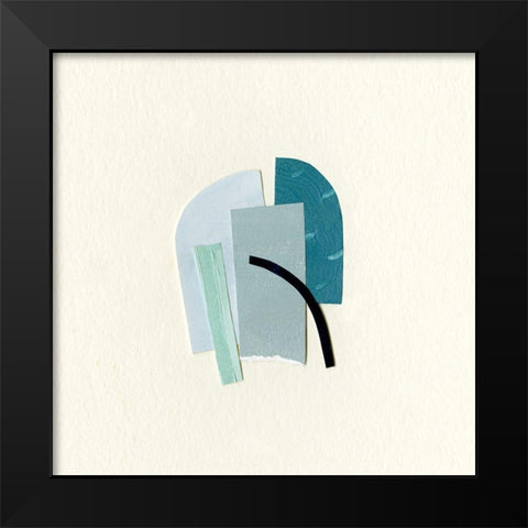 Bits and Pieces I Black Modern Wood Framed Art Print by Caroline, Emma