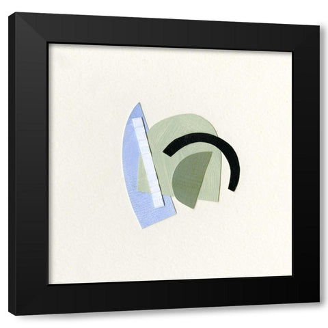 Bits and Pieces II Black Modern Wood Framed Art Print by Caroline, Emma