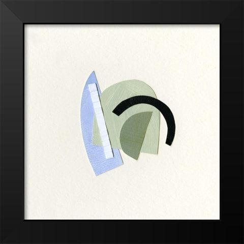 Bits and Pieces II Black Modern Wood Framed Art Print by Caroline, Emma