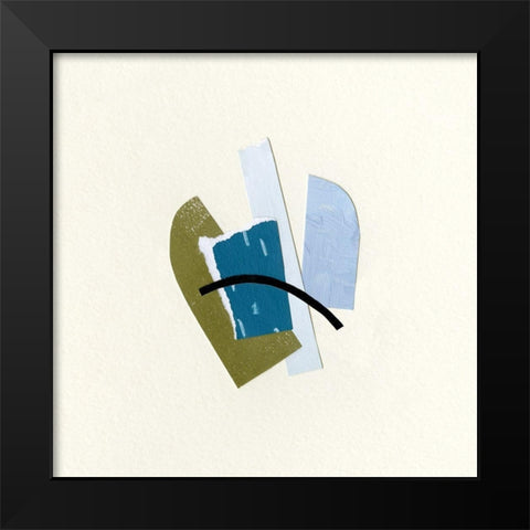 Bits and Pieces IV Black Modern Wood Framed Art Print by Caroline, Emma