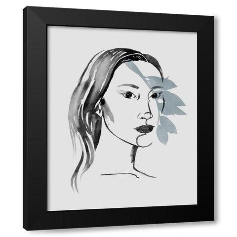 Solace in Shadows III Black Modern Wood Framed Art Print with Double Matting by Popp, Grace