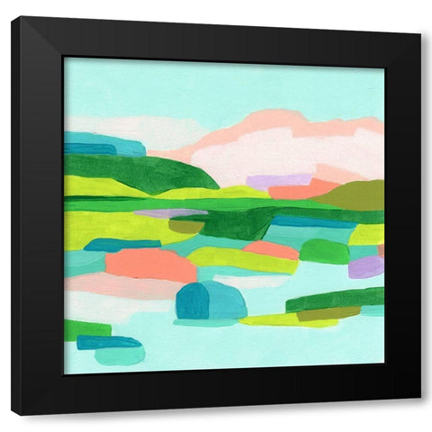 Coastal Confection II Black Modern Wood Framed Art Print with Double Matting by Vess, June Erica