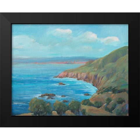 Rocky Coastline I Black Modern Wood Framed Art Print by OToole, Tim