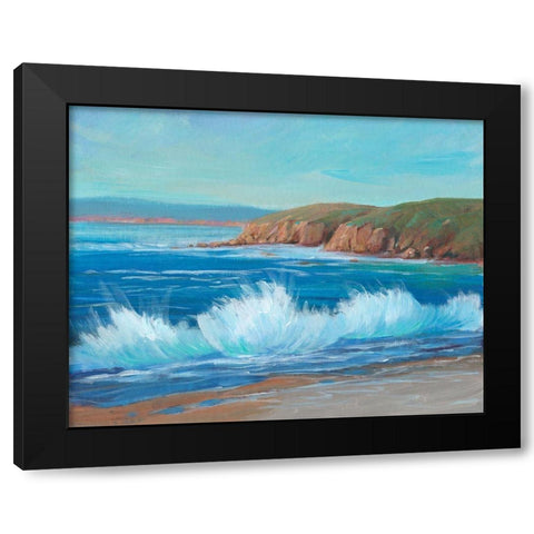 Rocky Coastline II Black Modern Wood Framed Art Print by OToole, Tim