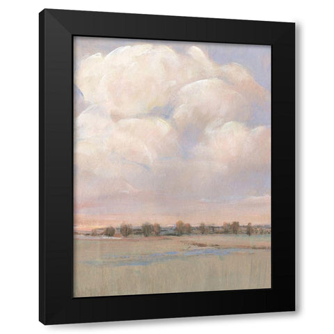 Billowing Clouds I Black Modern Wood Framed Art Print with Double Matting by OToole, Tim