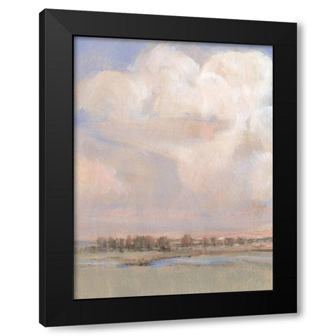 Billowing Clouds II Black Modern Wood Framed Art Print with Double Matting by OToole, Tim