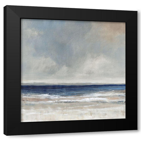 Distant Land I Black Modern Wood Framed Art Print with Double Matting by OToole, Tim