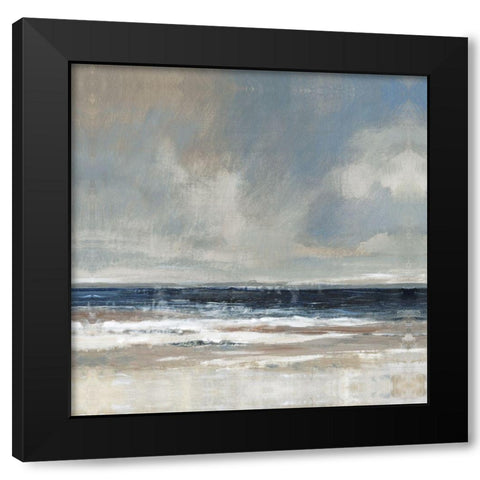 Embellished Distant Land II Black Modern Wood Framed Art Print with Double Matting by OToole, Tim