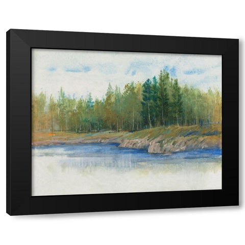 From the Banks II Black Modern Wood Framed Art Print with Double Matting by OToole, Tim