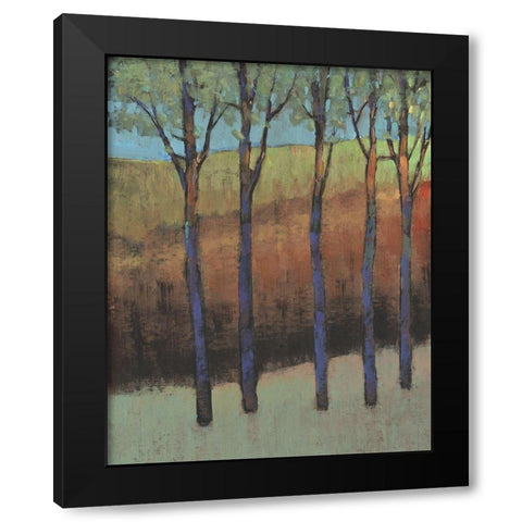 Glimmer in the Forest II Black Modern Wood Framed Art Print by OToole, Tim