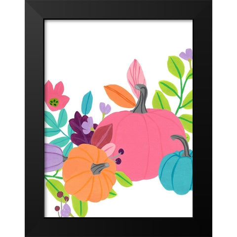 Bright Harvest I Black Modern Wood Framed Art Print by Vess, June Erica