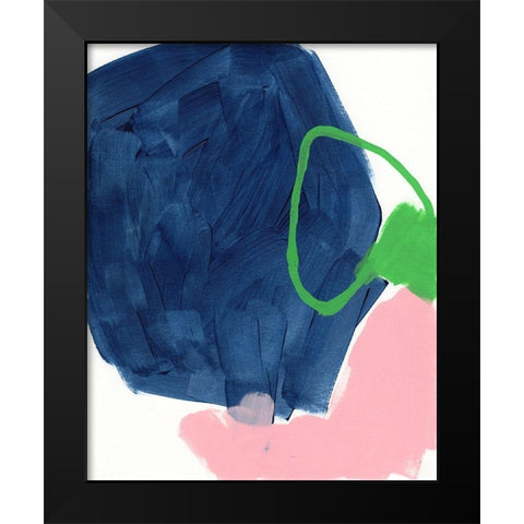 Dream Cycle I Black Modern Wood Framed Art Print by Vess, June Erica