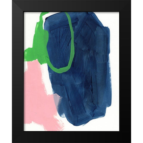 Dream Cycle II Black Modern Wood Framed Art Print by Vess, June Erica