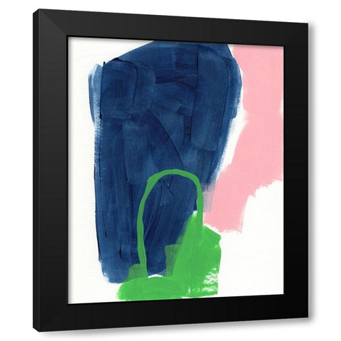 Dream Cycle IV Black Modern Wood Framed Art Print with Double Matting by Vess, June Erica