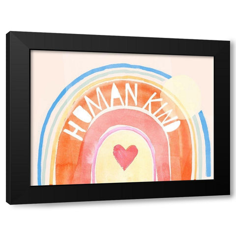 Human Kind I Black Modern Wood Framed Art Print by Parker, Jennifer Paxton