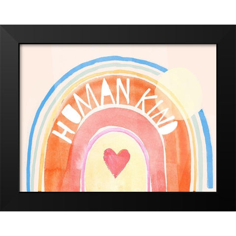 Human Kind I Black Modern Wood Framed Art Print by Parker, Jennifer Paxton