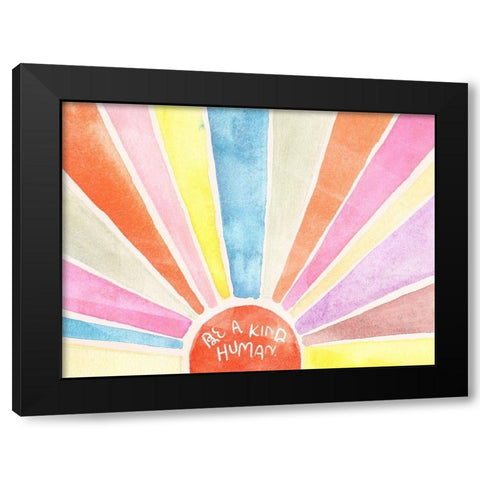 Human Kind II Black Modern Wood Framed Art Print by Parker, Jennifer Paxton