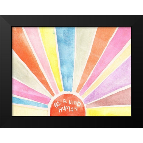 Human Kind II Black Modern Wood Framed Art Print by Parker, Jennifer Paxton