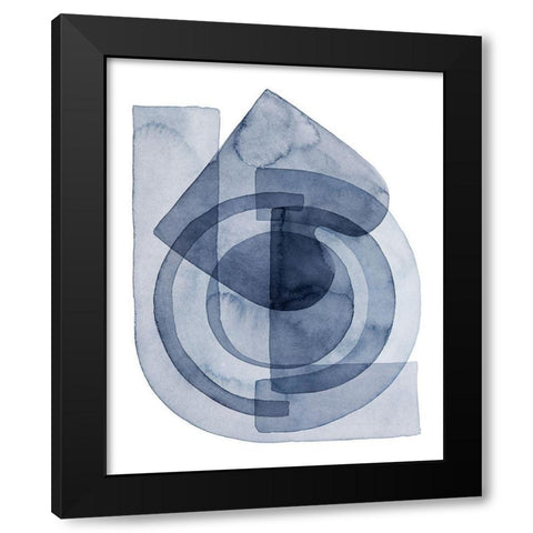 Cool Gears I Black Modern Wood Framed Art Print by Popp, Grace