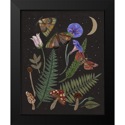 Dark Forest IV Black Modern Wood Framed Art Print by Wang, Melissa