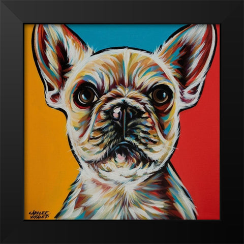 Chroma Dogs II Black Modern Wood Framed Art Print by Vitaletti, Carolee