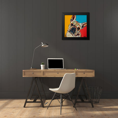 Chroma Dogs III Black Modern Wood Framed Art Print by Vitaletti, Carolee