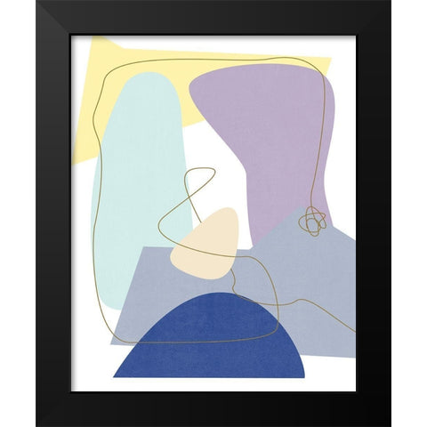 Luminous Bay I Black Modern Wood Framed Art Print by Wang, Melissa