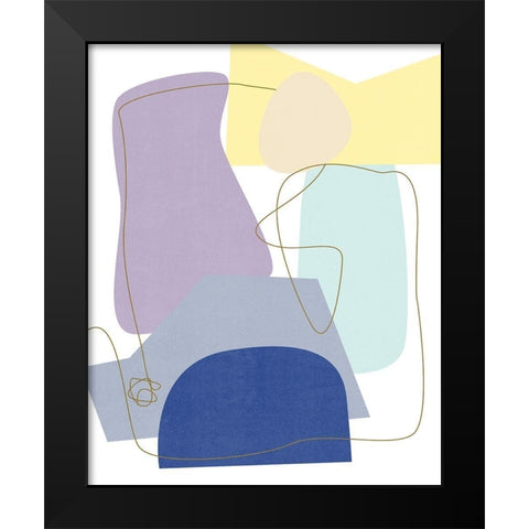 Luminous Bay II Black Modern Wood Framed Art Print by Wang, Melissa