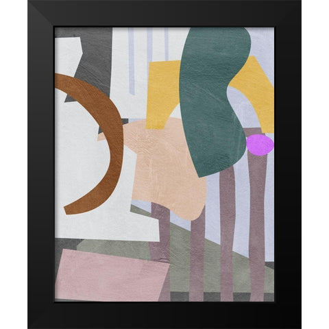 City Shades I Black Modern Wood Framed Art Print by Wang, Melissa