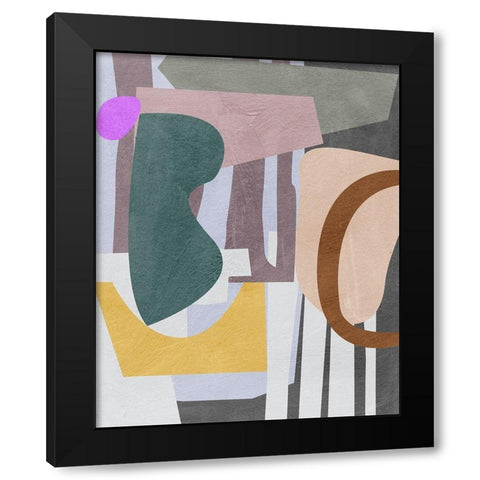 City Shades IV Black Modern Wood Framed Art Print by Wang, Melissa