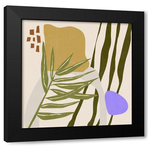 Far Away Place VI Black Modern Wood Framed Art Print with Double Matting by Wang, Melissa