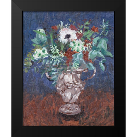 Night Bouquet II Black Modern Wood Framed Art Print by Wang, Melissa