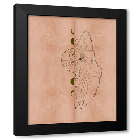 The Mystics I Black Modern Wood Framed Art Print by Balbuena, Sabrina