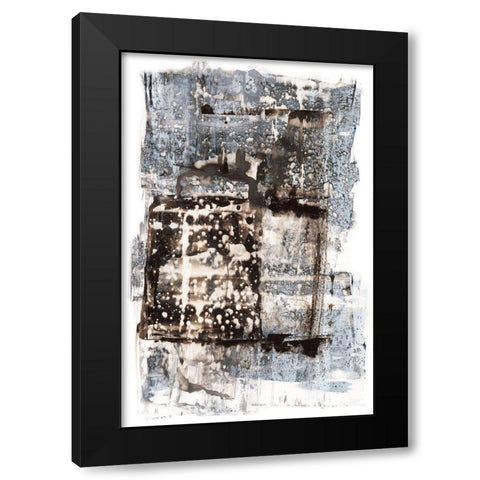 Speckled Remnants I Black Modern Wood Framed Art Print by Stramel, Renee W.