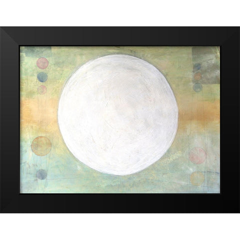 Celestial Skies I Black Modern Wood Framed Art Print by Stramel, Renee W.
