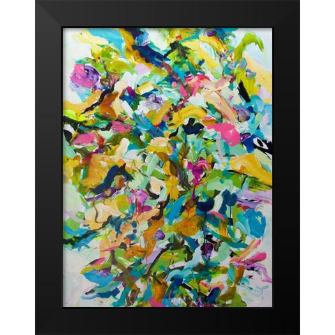 Morning Glory Black Modern Wood Framed Art Print by Friedlander, Allan